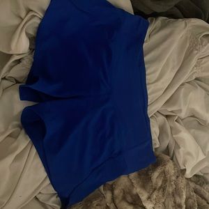 Size 6 speed up blue lululemon shorts